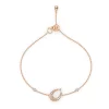 Tilted Pear Diamond Bracelet