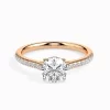 50 Pointer Round Diamond Wed Solitaire Ring