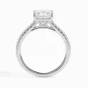 1CT Hermit Princess Diamond Ring