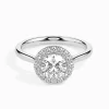 1CT Hunk Halo Diamond Ring