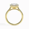 1CT Vivian Princess Halo Diamond Ring